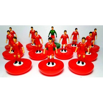 Subbuteo Andrew Table Soccer Liverpool 1976-77 European Cup Winners on Classic Hasbro bases